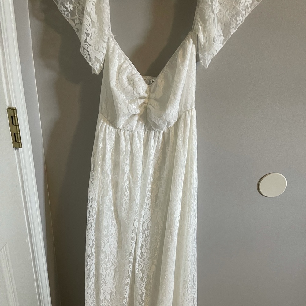 Amazon white photo shoot dress